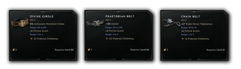 New Belts