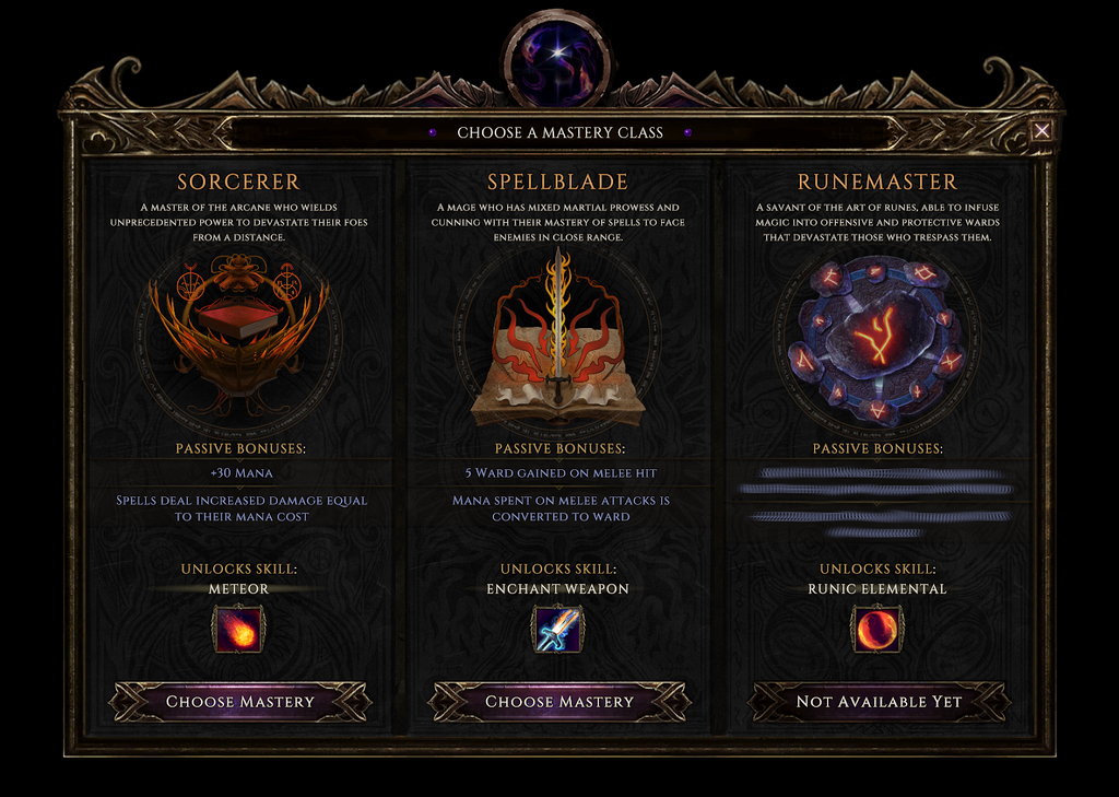 Making Mastery Classes More Impactful - Developer Blog - Last Epoch Forums