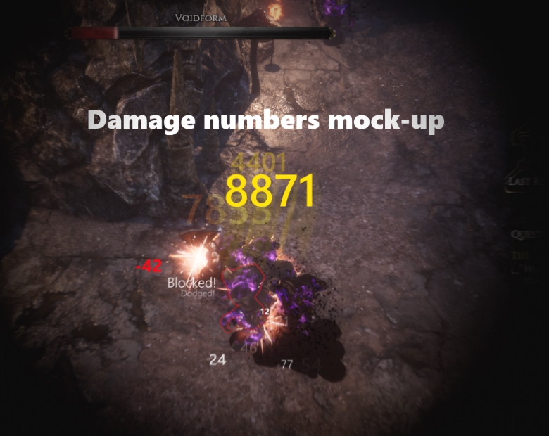 Damage numbers: Suggestions & feedback (with mock-up) - Feedback and