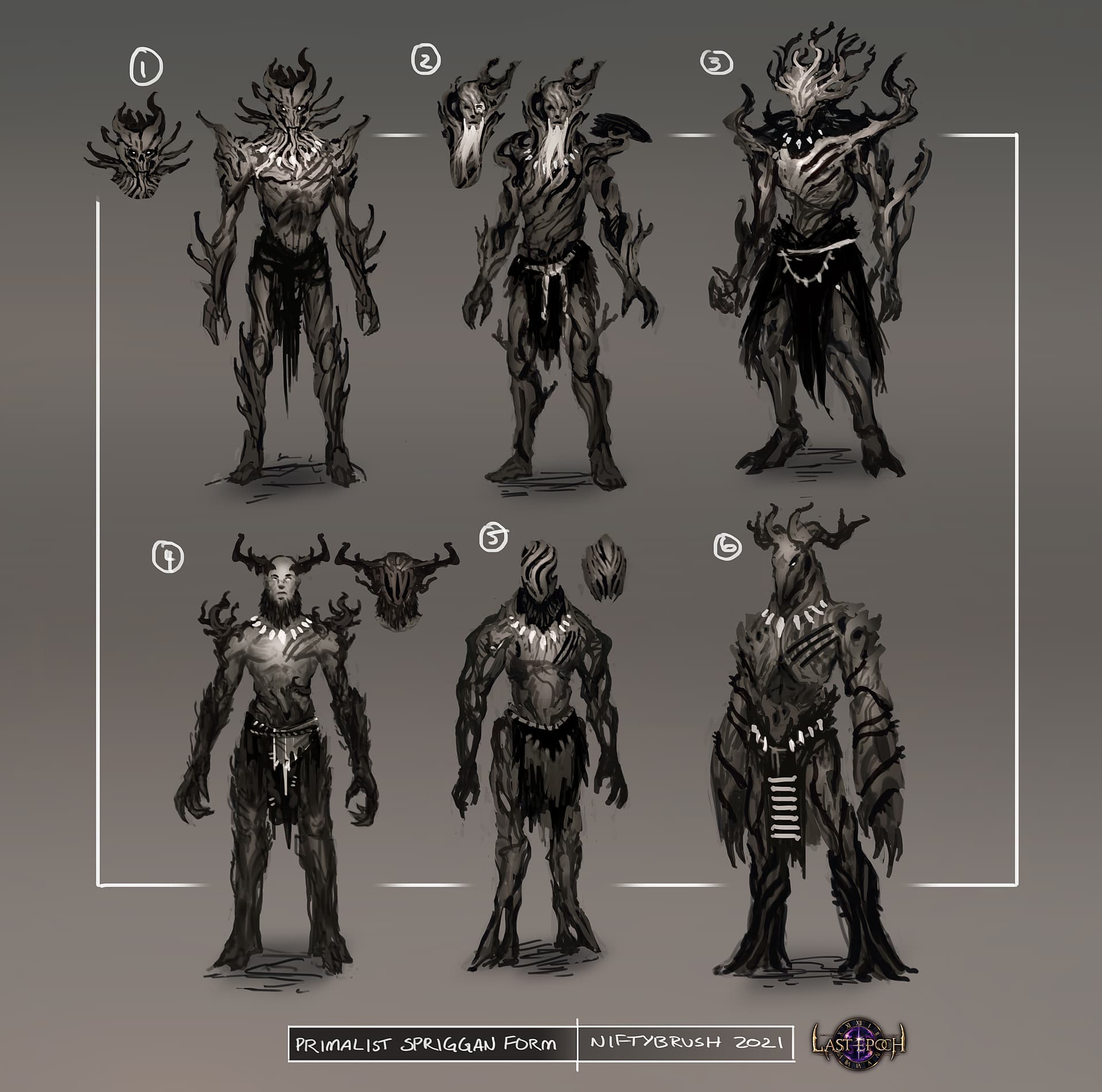 Skyrim Spriggan Concept Art