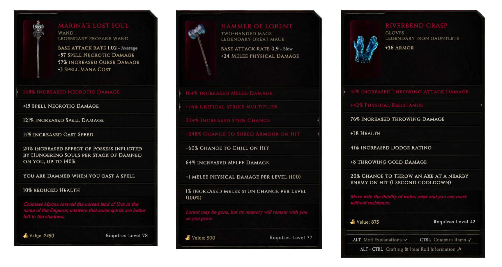 Legendary Unique Items - How To Get & Farm